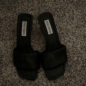 Steve Madden Black Women's Sandals